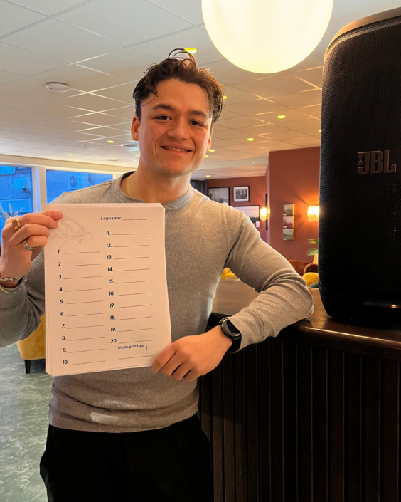 Quiz med Isak! After work med quiz 27 mars hotell sillen